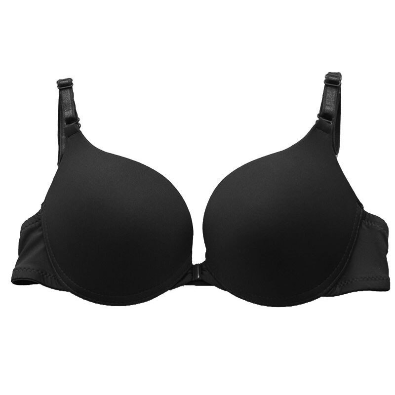 Sexy Women Front Closure Lace Push Up Seamless Underwire Bra Lingerie